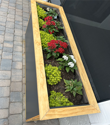 Surface Clean Pressure & Softwash, Patio Flower Box Area